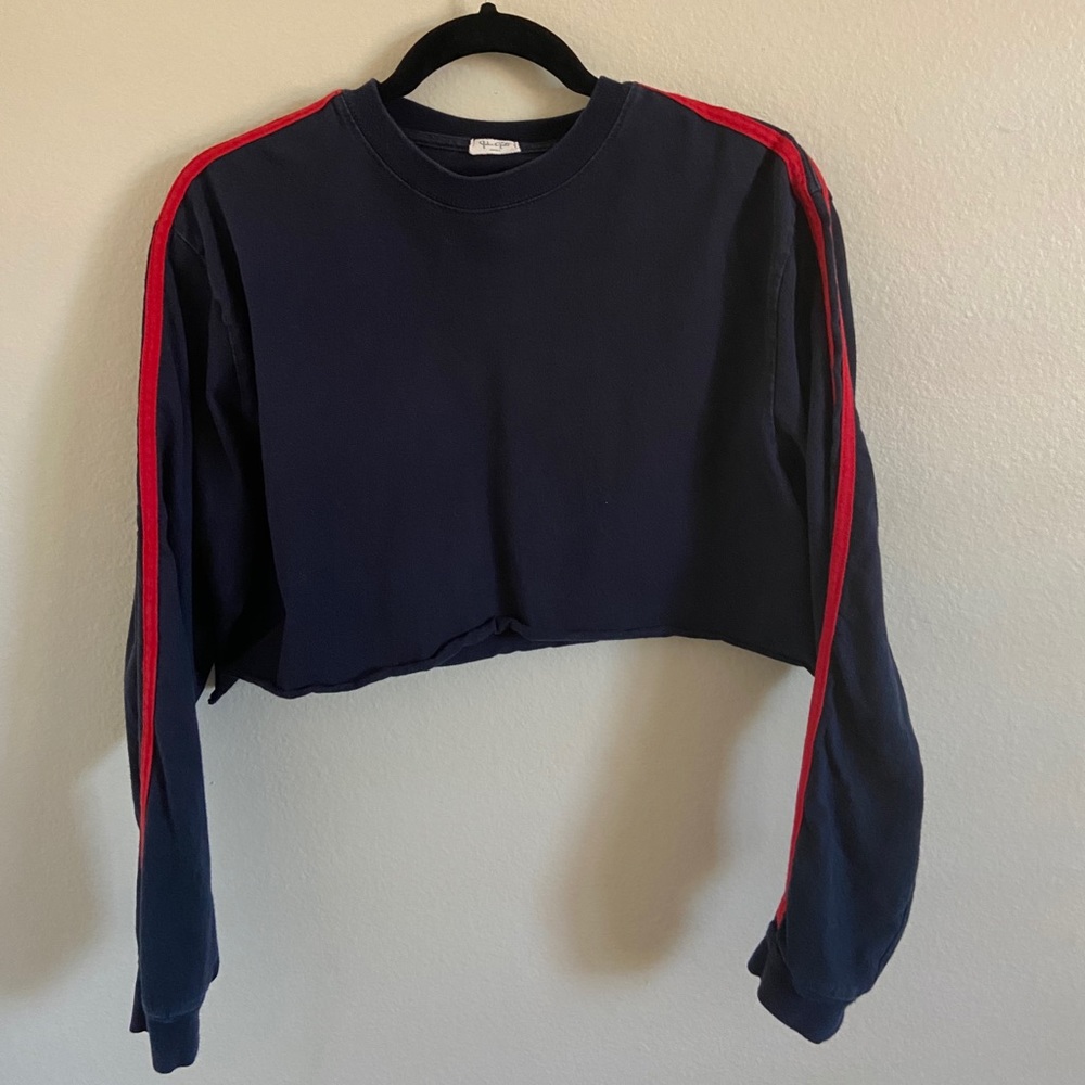 Brandy cropped long sleeve